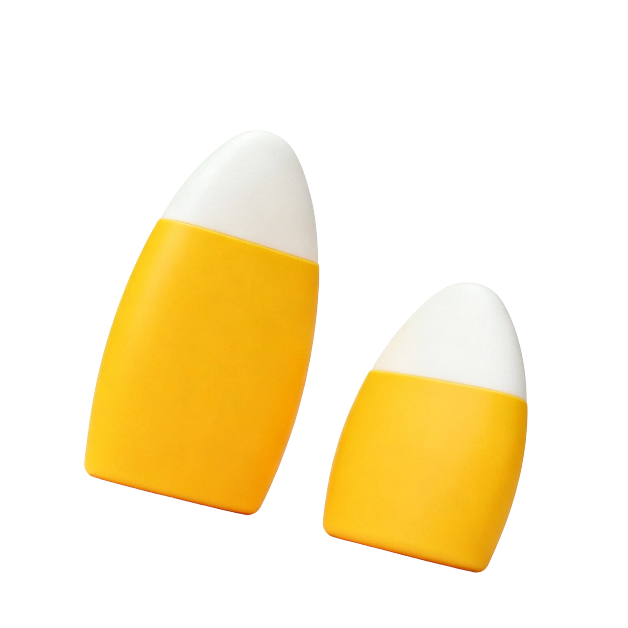 30ml & 50ml Conical Pebble PE Sunscreen Squeeze Bottle