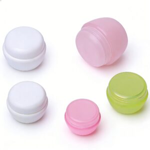 Plastic Cute Shape Cream Container with Screw Cap Plastic Eye Cream Container 50ml Jar for Cosmetic Packaging