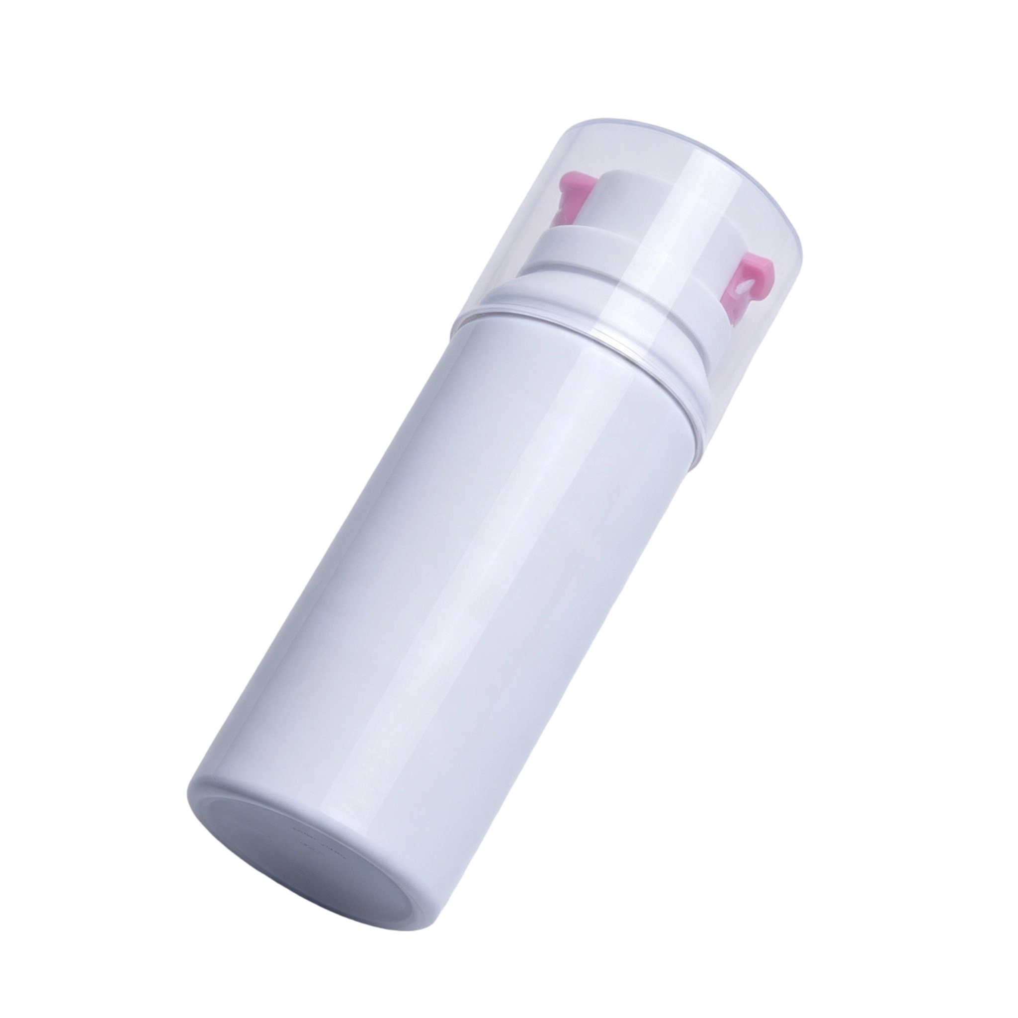 Aluminum Airless Bottle with Rose Flower Foam Pump | Luxury 3D Stamp Foaming Dispenser
