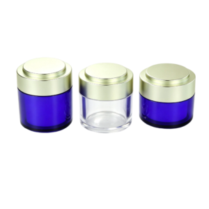 Double-Wall Acrylic Floating Cosmetic Jars (15g-50g)