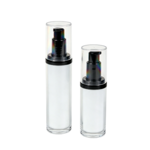 30ml 50ml Minimalist AS Lotion Bottle | Premium Black & White Skincare Packaging
