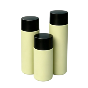 Minimalist Black Cap PE Squeeze Bottle (50ml-120ml) | Sunscreen & Cleanser Container