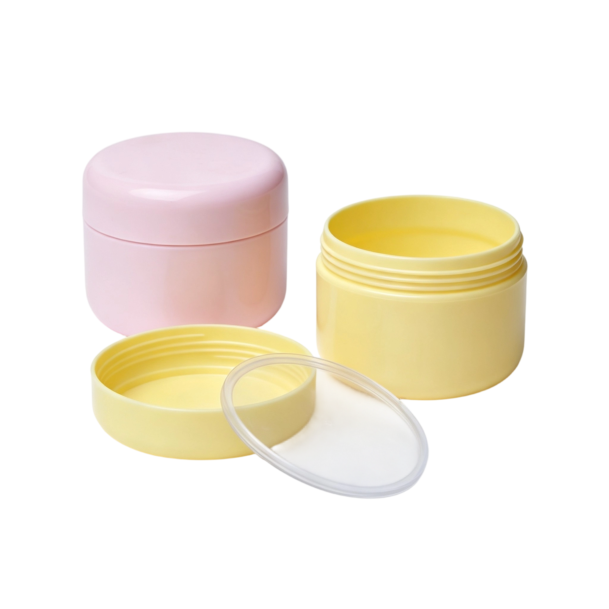Multi-Color Mini PS/PP Cosmetic Sample Jars (3ml-20ml) - Image 3