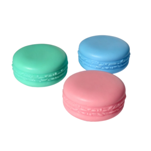 Playful Macaron Shaped PP Lip Balm & Cream Jars (5g/10g)