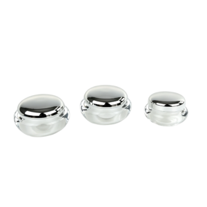 Spherical PMMA Acrylic Cream Jars (15g-50g)