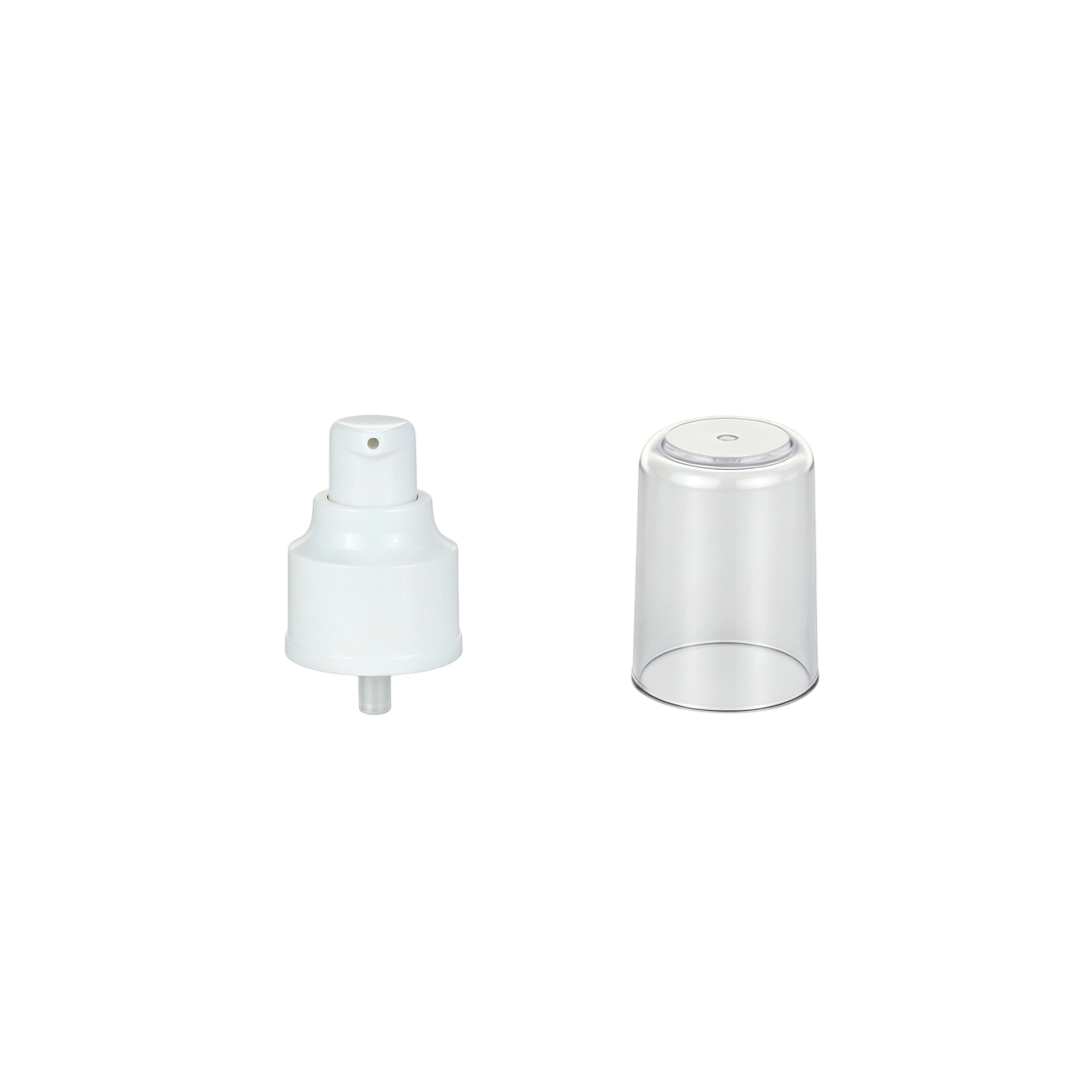 Goodtimes 24410 white treatment pumps with transparent cover (1)