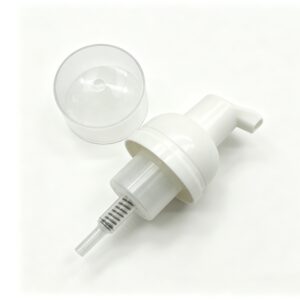 Goodtimes white 30410 plastic hand wash foam soap lotion dispenser pump with clear cover (1)