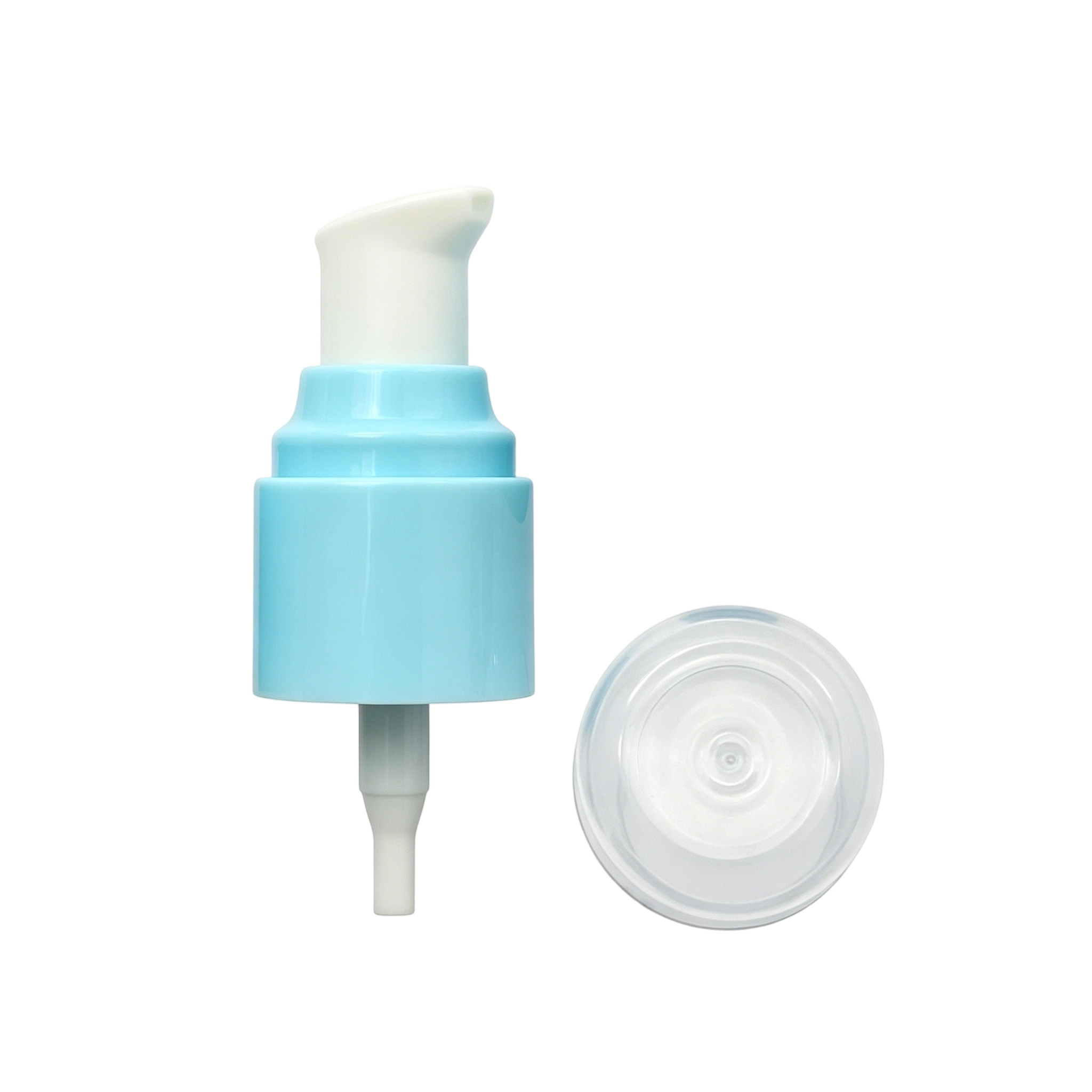 Goodtimes 24mm Foundation treatment pump with shiny silver golden metal shell collar (1)
