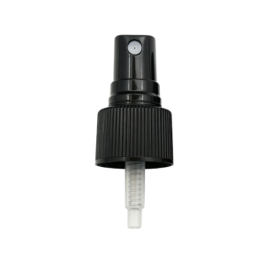 Bulk 24/410 28/410 Black Cosmetic Fine Mist Sprayer with Attached Cap