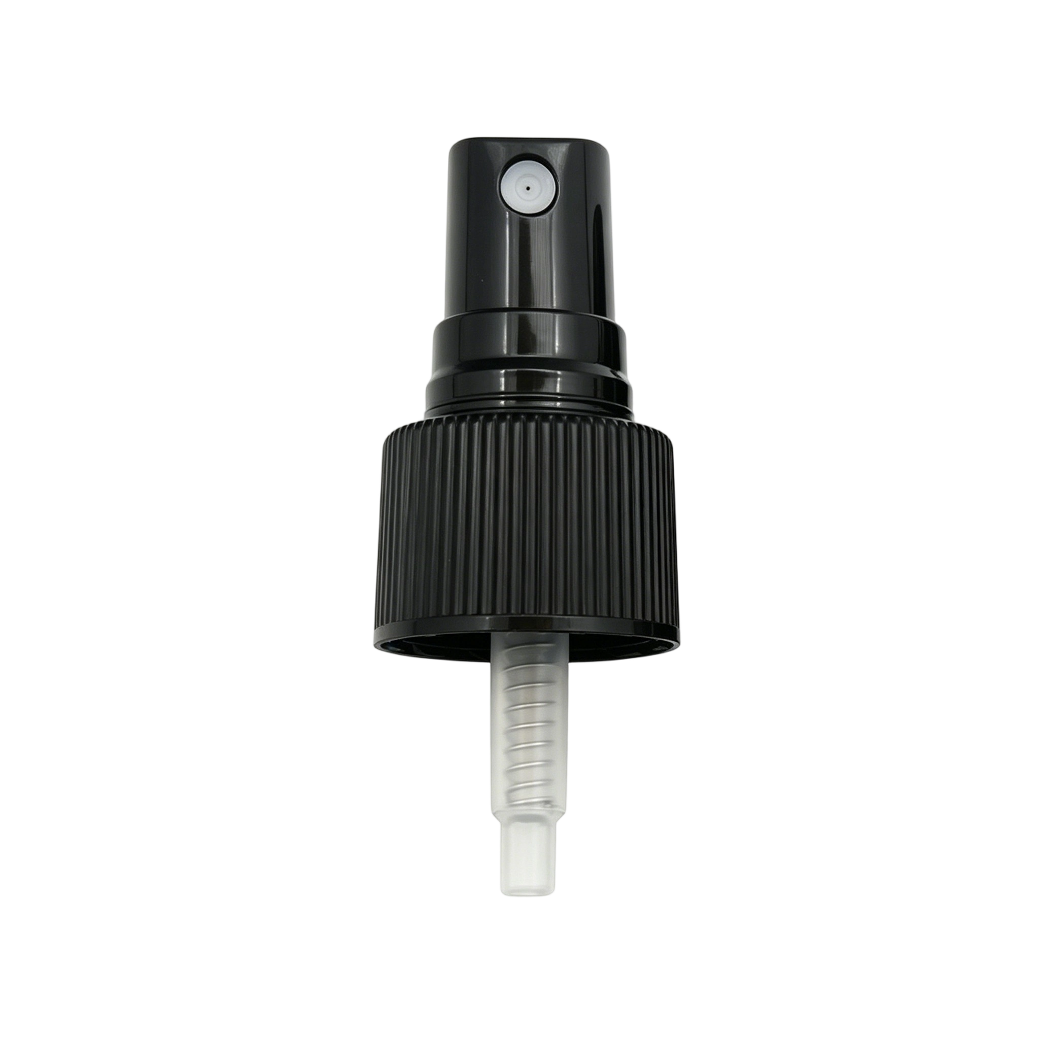 Bulk 24/410 28/410 Black Cosmetic Fine Mist Sprayer with Attached Cap