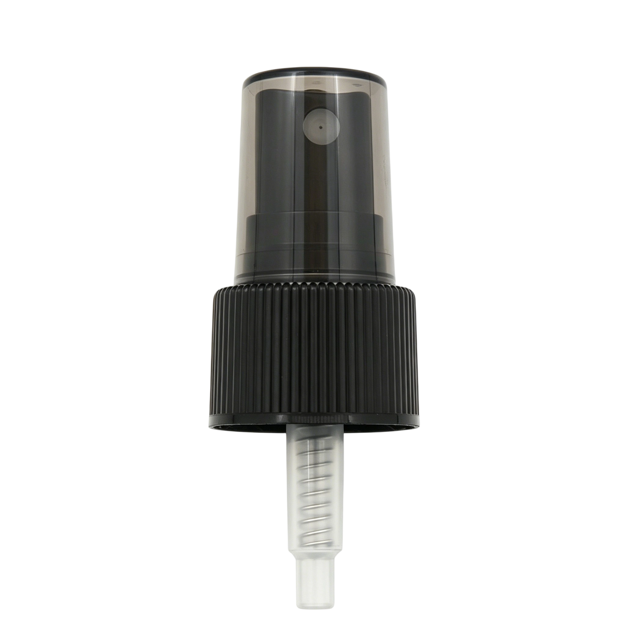 Bulk 24/410 28/410 Black Cosmetic Fine Mist Sprayer with Attached Cap - Image 3