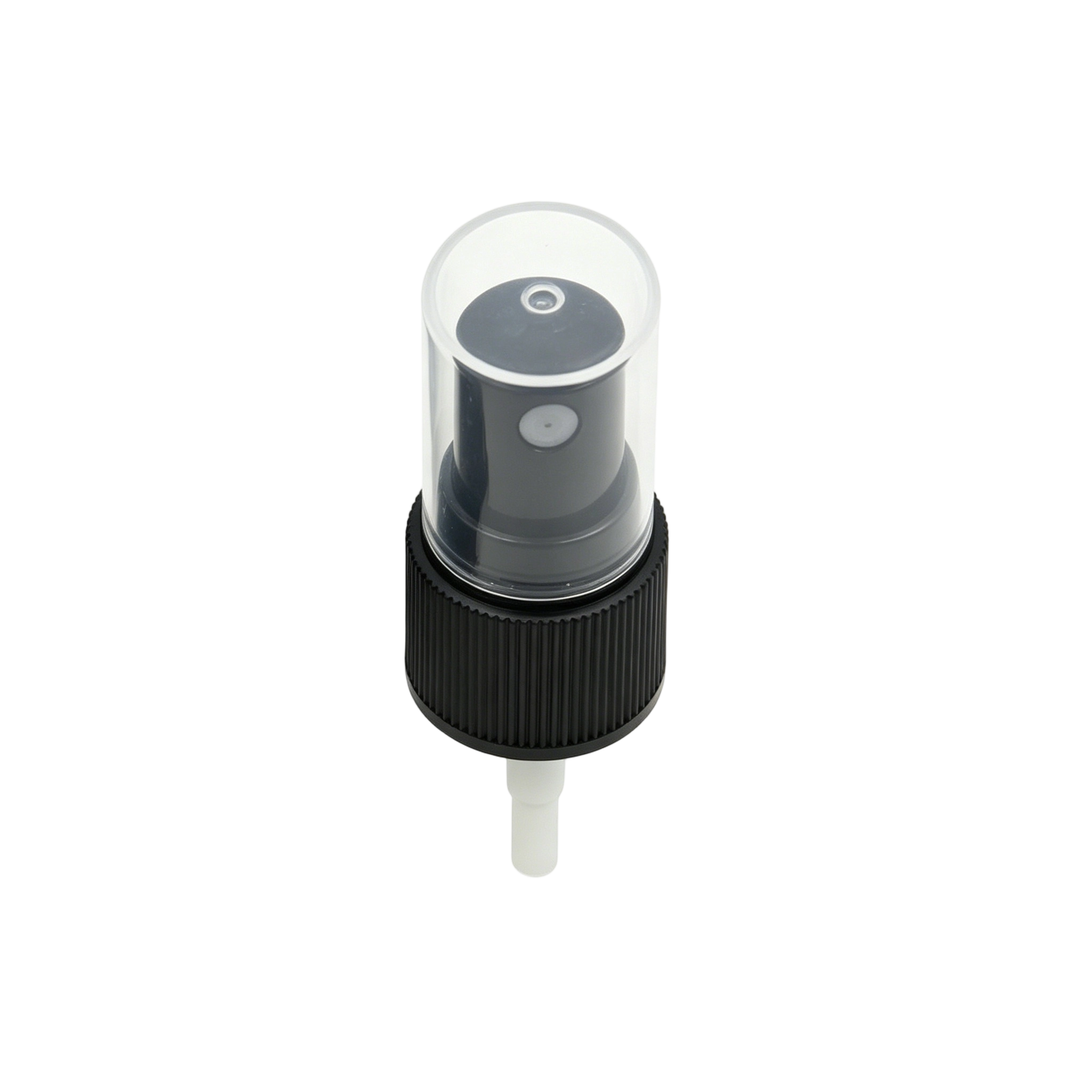 Factory 24/410 28/410 Black Refillable Perfume Pump Sprayer with Clear Lid - Image 3