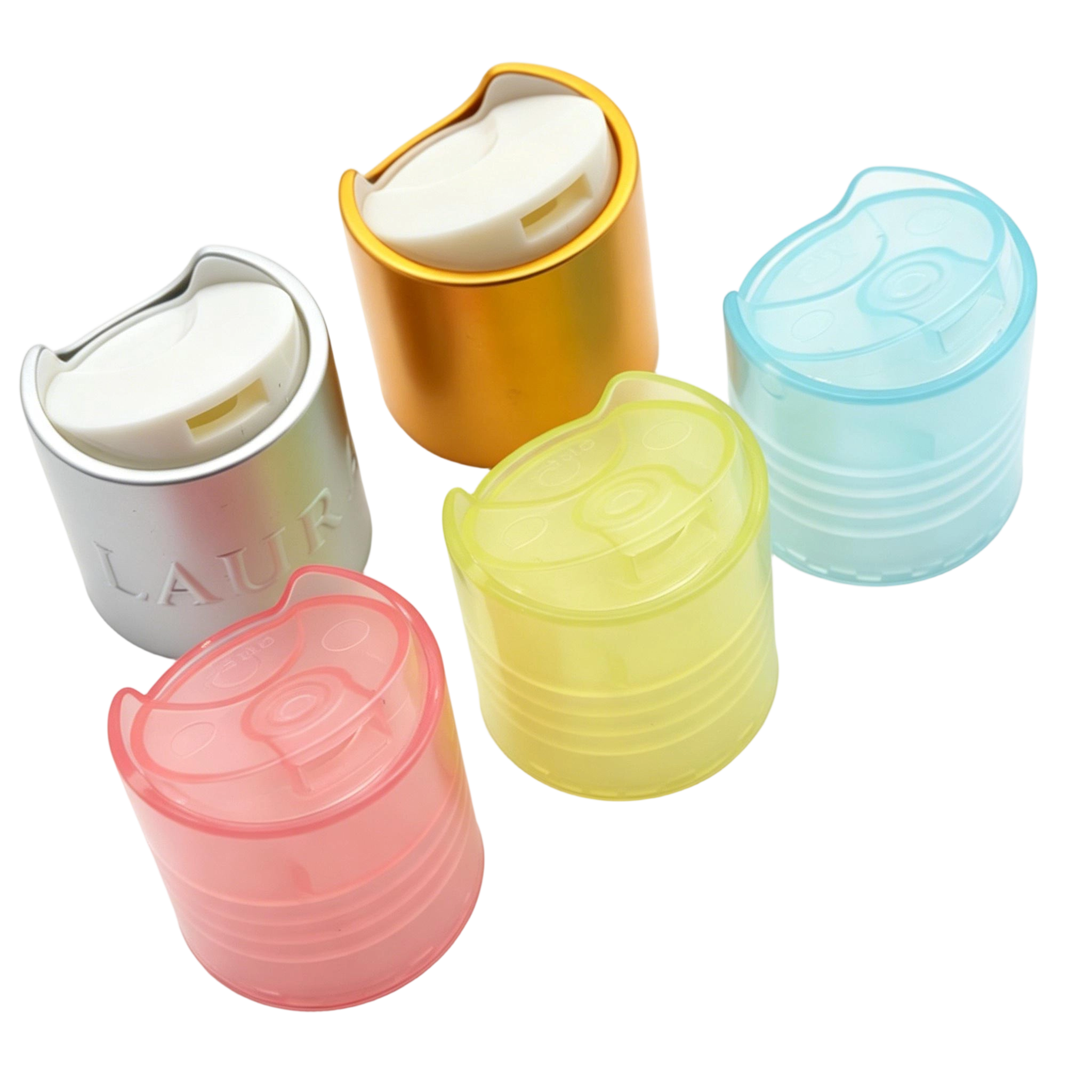 24/410 Smooth PP Disc Top Cap for Personal Care